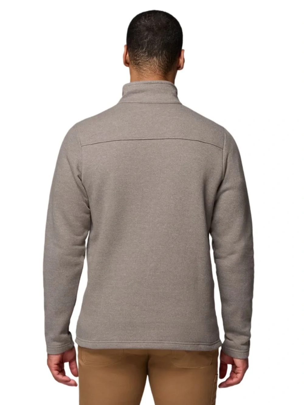 Columbia Men's Great Hart‎ Mountain 1/4 Zip Pullover Grey Taupe Size 2X EUC
